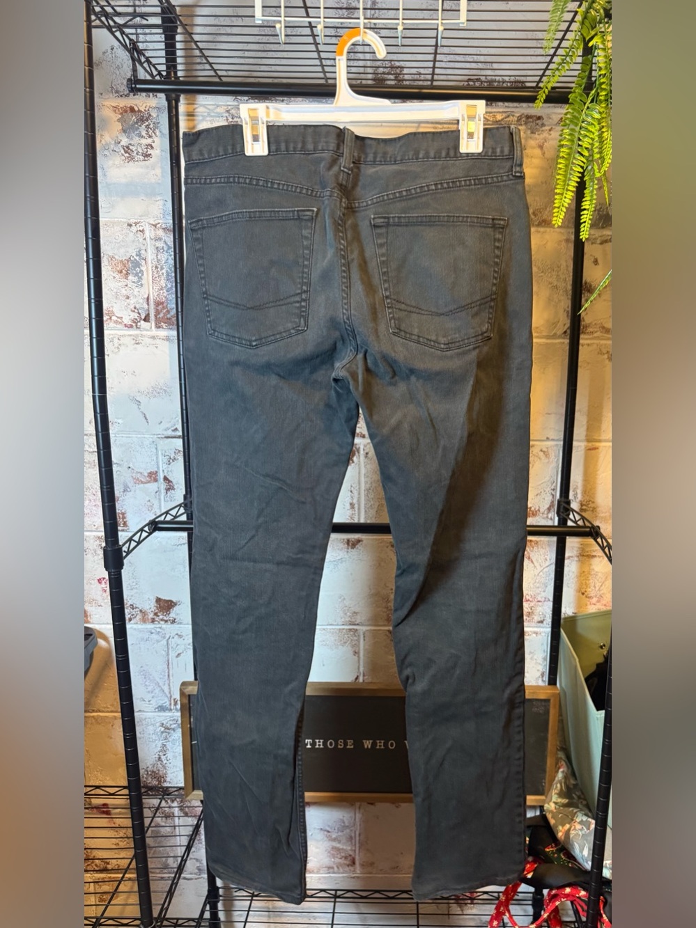 Men's Classic Bullhead Skinny Pants in Charcoal - Picture 7 of 7